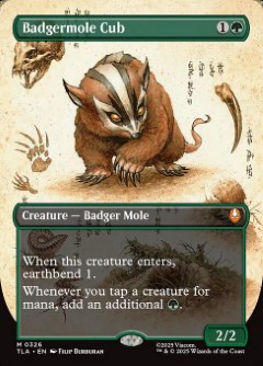 Badgermole Cub Avatar- The Last Airbender Field Notes Art
